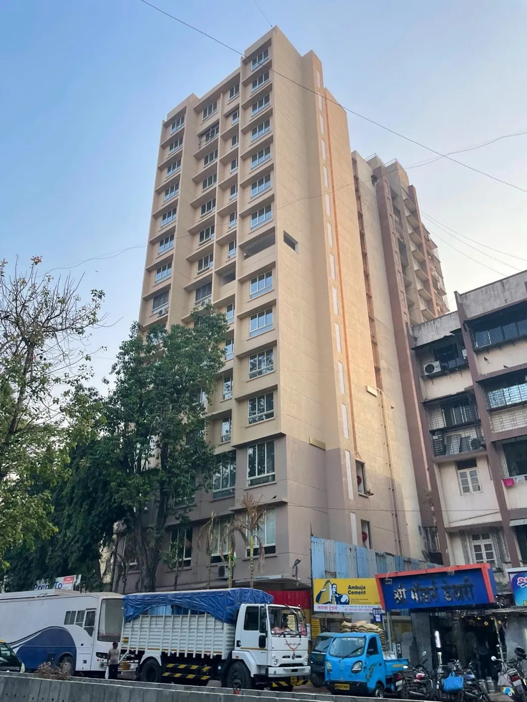 Prem Tower building on S.V. Road, Goregaon West